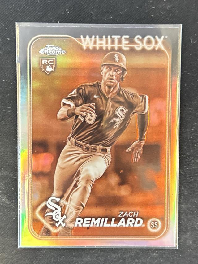 2024 Topps Chrome Zach Remillard ﻿Base Set Sepia Refractors #155