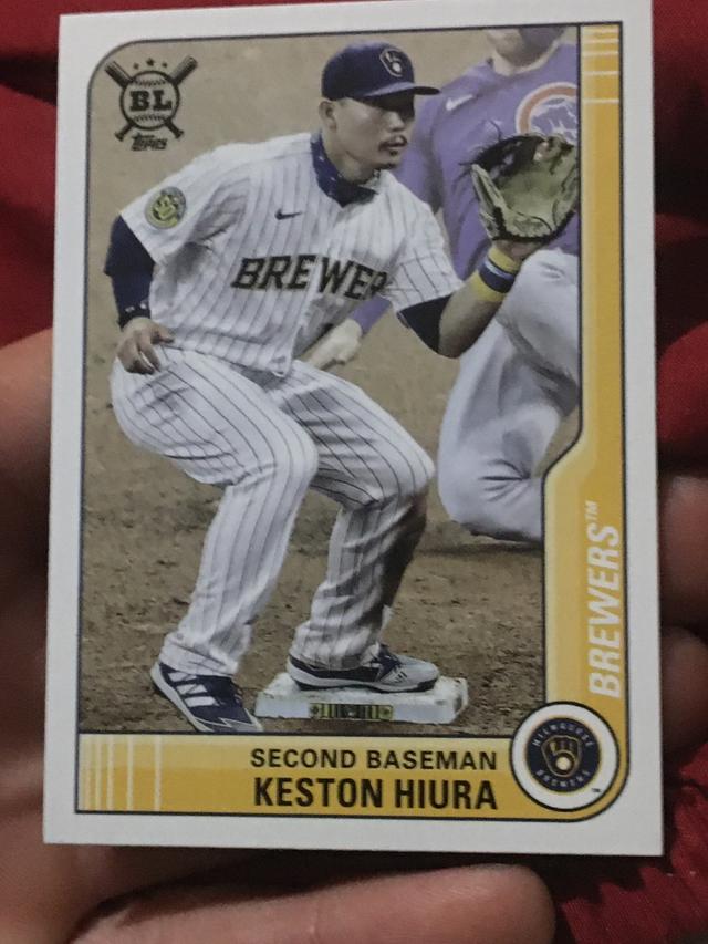 2021 Topps Big League Keston Hiura ﻿Base Set #172