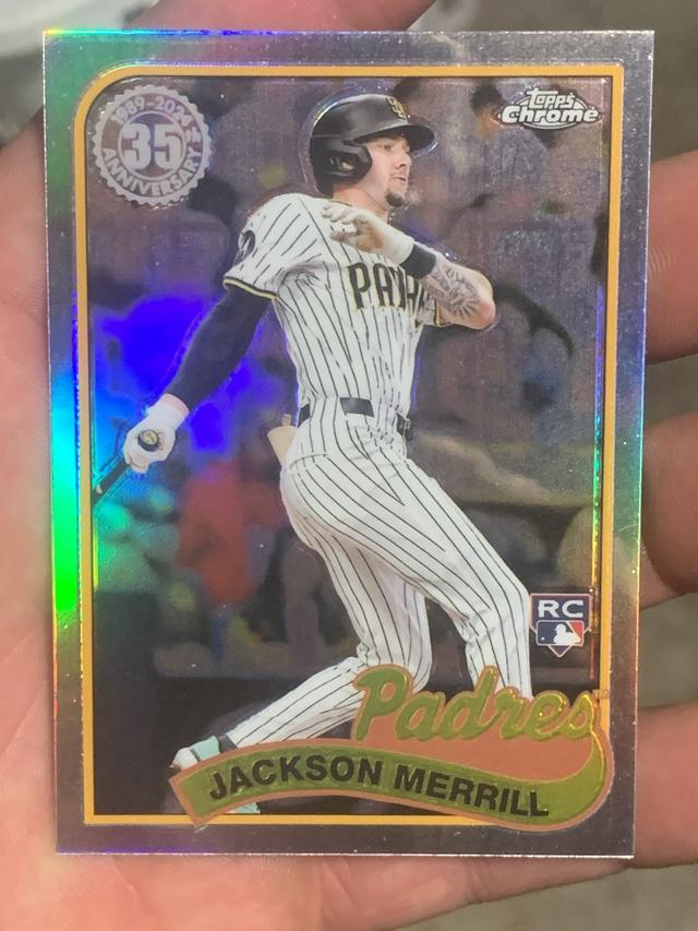 2024 Topps Chrome Update Jackson Merrill 1989 Baseball #89CU-9