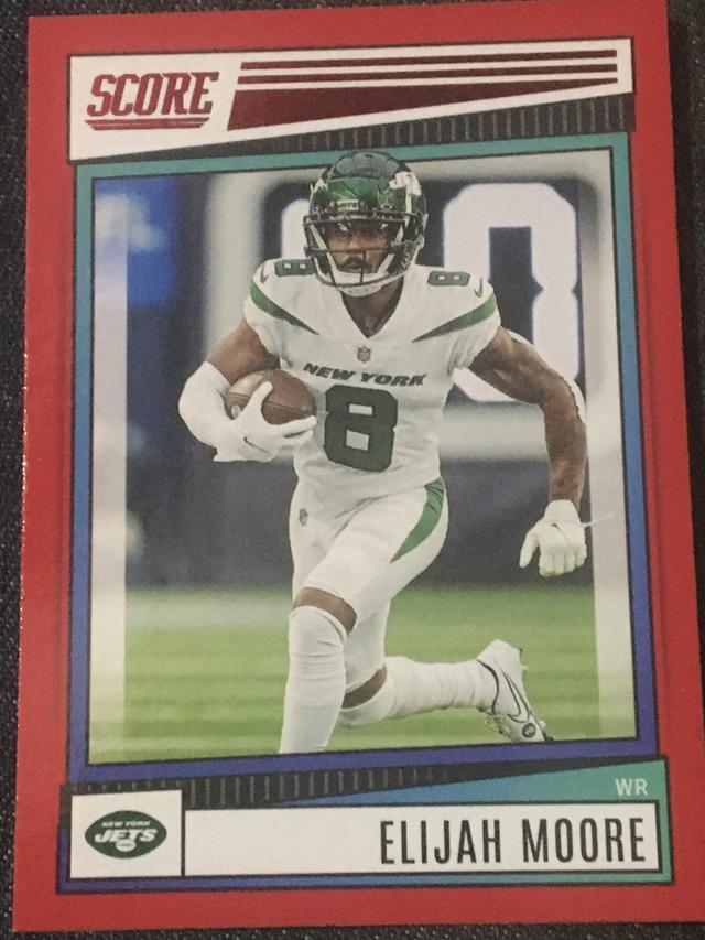 2022 Score Football Elijah Moore Base Set #294