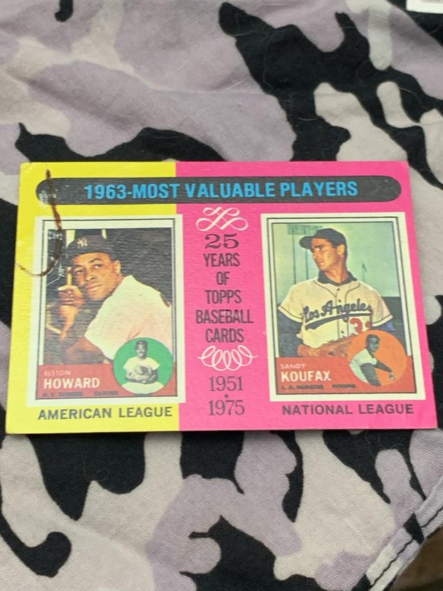 1975 Topps 1963-Most Valuable Players Base Set #201