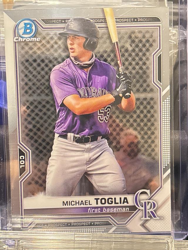 2021 Bowman Michael Toglia CHROME PROSPECTS #BCP-137