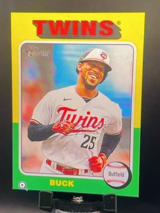 2024 Topps Heritage Byron Keiron Buxton NICKNAME VARIATIONS #126