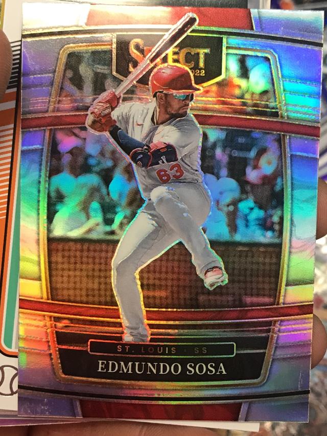 2022 Panini Select Edmundo Sosa Base Set Tri-Color #72