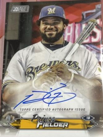 2024 Topps Stadium Club Prince Fielder Base Autographs #SCBA-PF