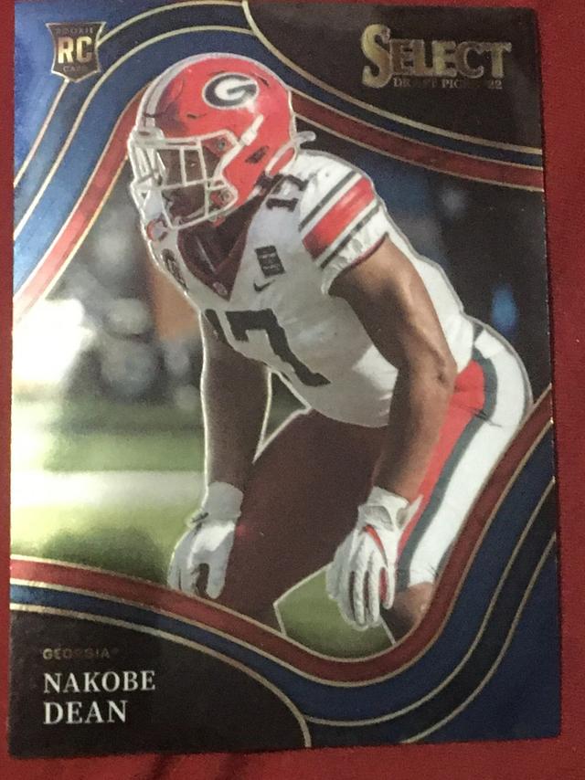 2022 Panini Select Draft Picks Nakobe Dean Base Field Level Set #200