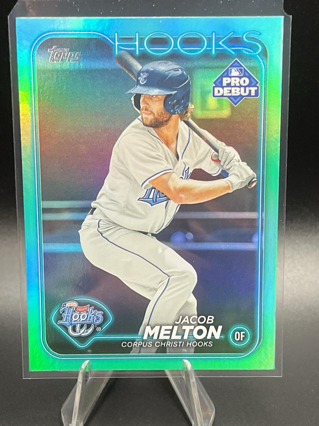 2024 Topps Pro Debut Jacob Melton ﻿Base Set Aqua Foil /75 #PD-30