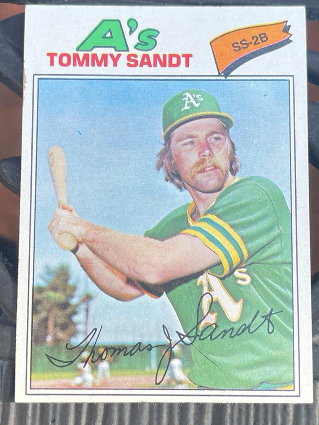 1977 Topps Tommy Sandt 1977 Topps Baseball Set #616