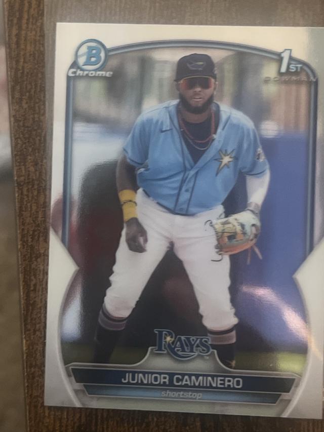 2023 Bowman Junior Caminero CHROME PROSPECTS #BCP-61