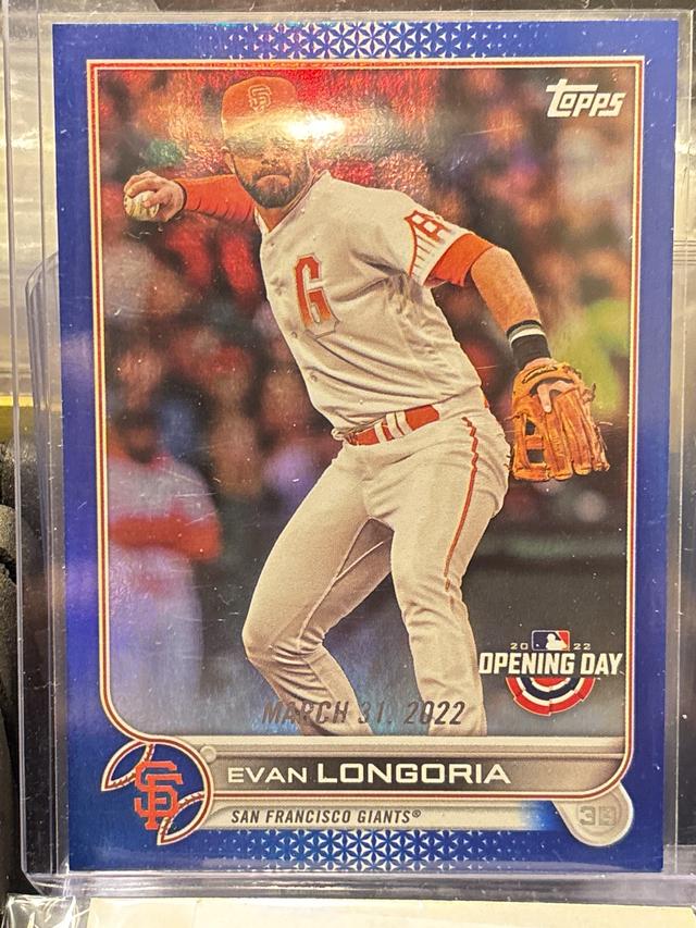 2022 Topps Opening Day Evan Longoria Base Set #8