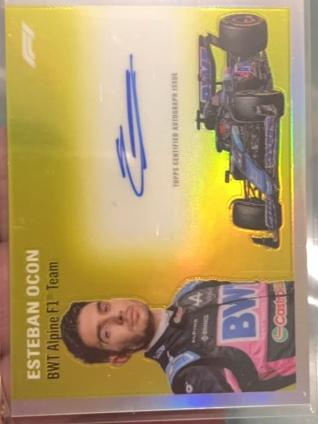 2024 Topps Chrome Formula 1 Esteban Ocon 1954 Signatures #1954-OCO