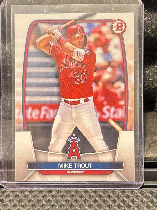 2023 Bowman Mike Trout VETERANS AND ROOKIES #89