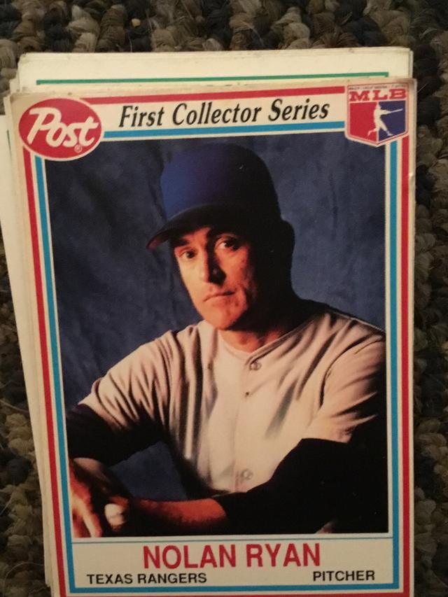 1990 Post Cereal Nolan Ryan ﻿MLB #11