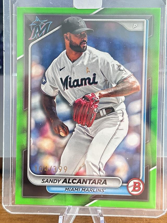 2024 Bowman Sandy Alcantara BASE CARDS #8