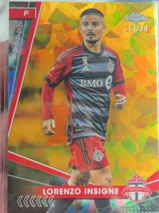 2024 Topps Chrome Sapphire MLS Lorenzo Insigne ﻿Base Set Gold /50 #134