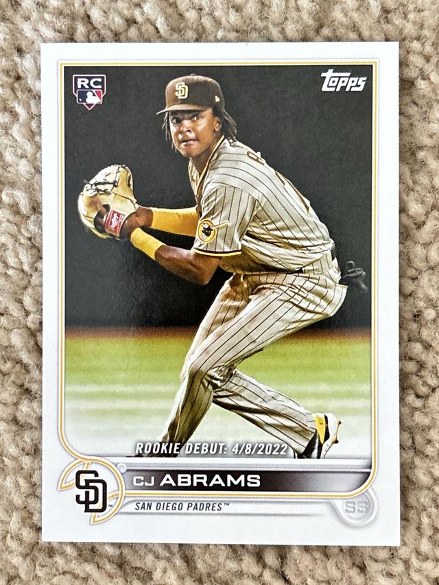 2022 Topps Update CJ Abrams ﻿Base Set #US327