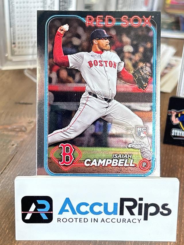 2024 Topps Chrome Isaiah Campbell ﻿Base Set Base #76