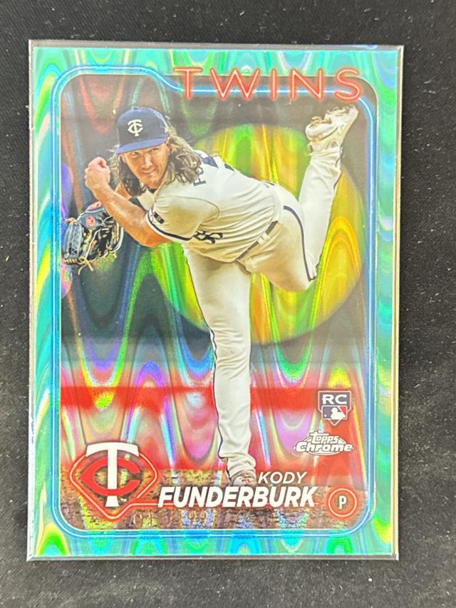 2024 Topps Chrome Kody Funderburk ﻿Base Set #297