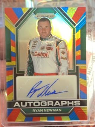 2023 Panini Prizm Nascar Ryan Newman Autographs Rainbow Prizms /24 #A-RNW