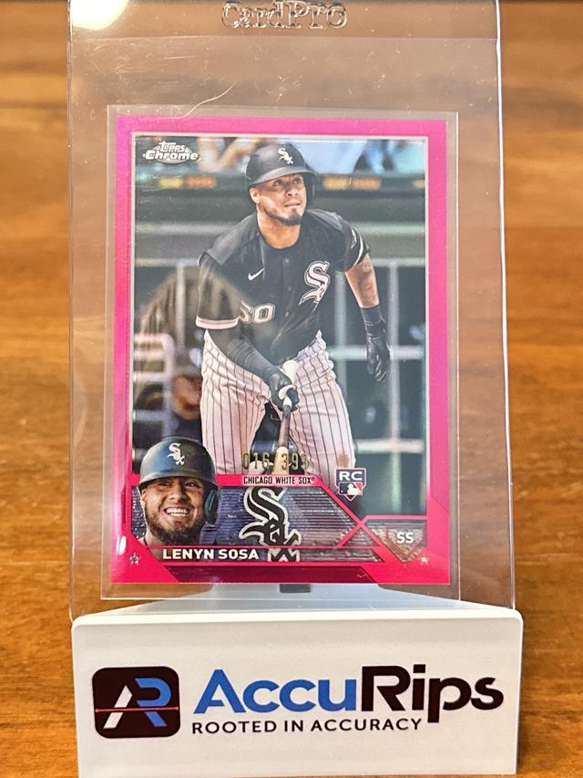 2023 Topps Chrome Lenyn Sosa BASE CARDS I Pink Refractor #114