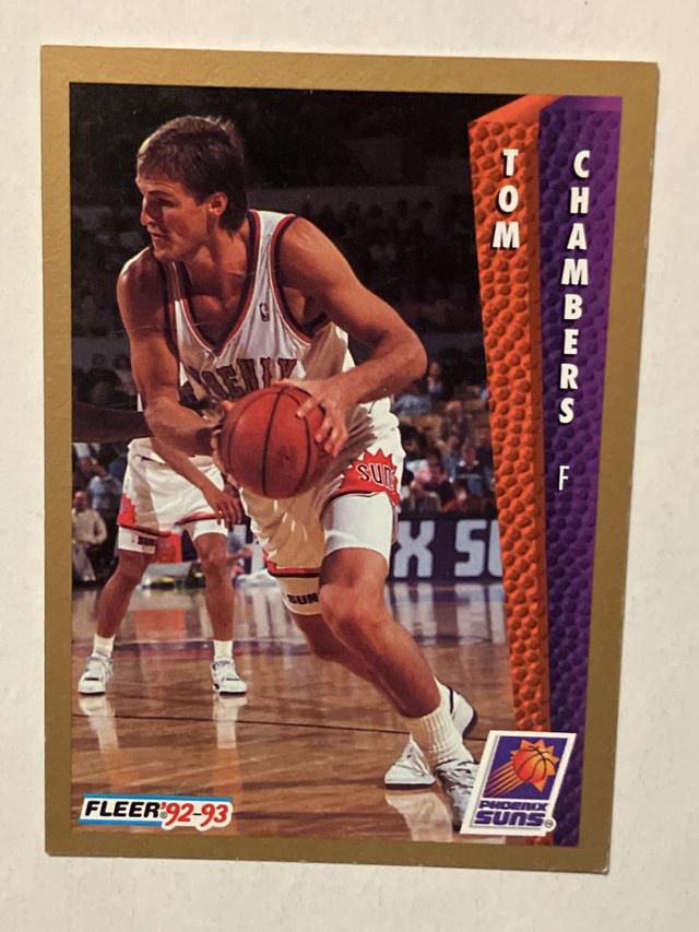 1992-93 Fleer Basketball Tom Chambers ﻿Base #180