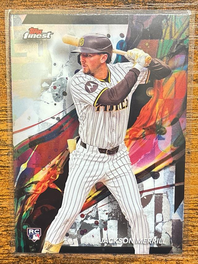 2024 Topps Finest Jackson Merrill ﻿Base #96 Padres Rookie RC