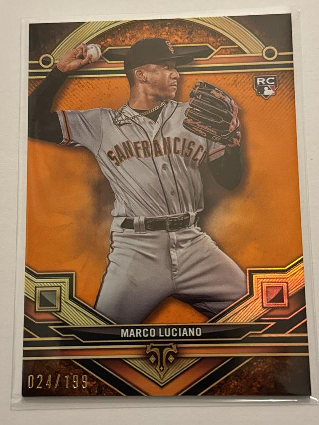 Marco Luciano 2024 Topps Triple Threads Amber /199 #157