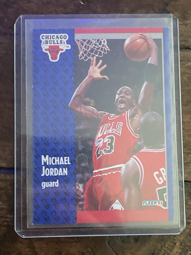 1991-92 Fleer Basketball Michael Jordan ﻿Base #29