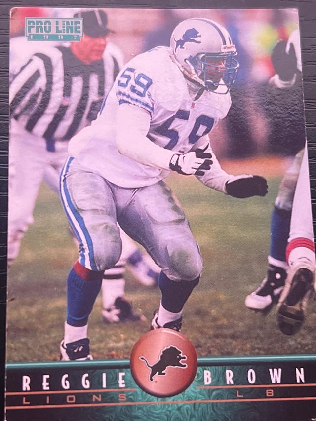 1997 Pro Line Football Reggie Brown ﻿NFL #86