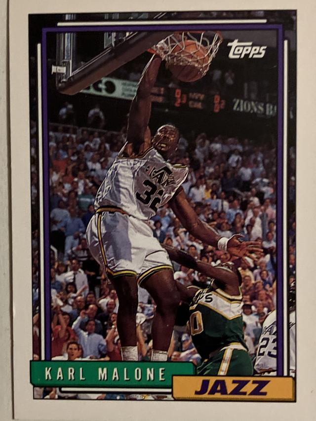 1992 Topps Basketball Karl Malone ﻿Base #20