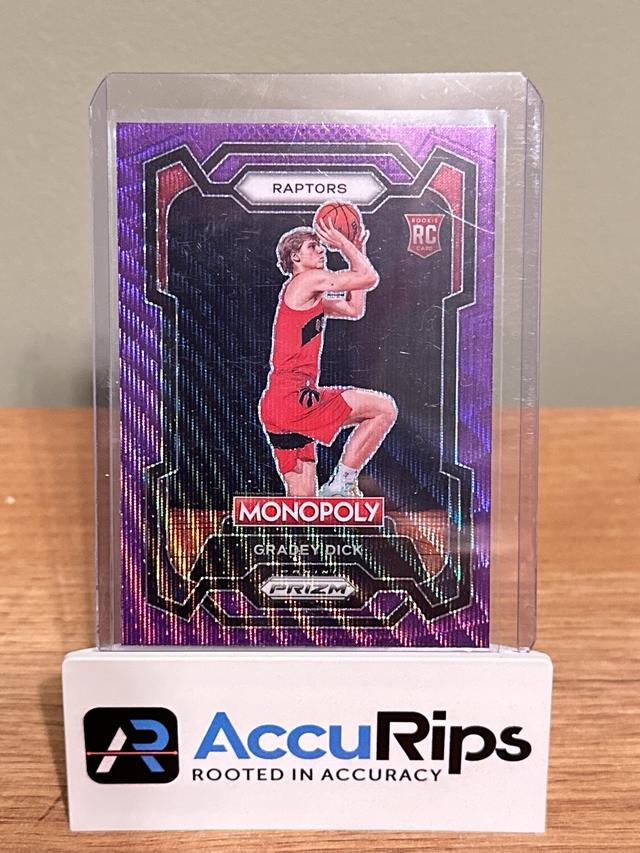 2023-24 Panini Prizm Monopoly Gradey Dick ﻿Base Set Purple #84