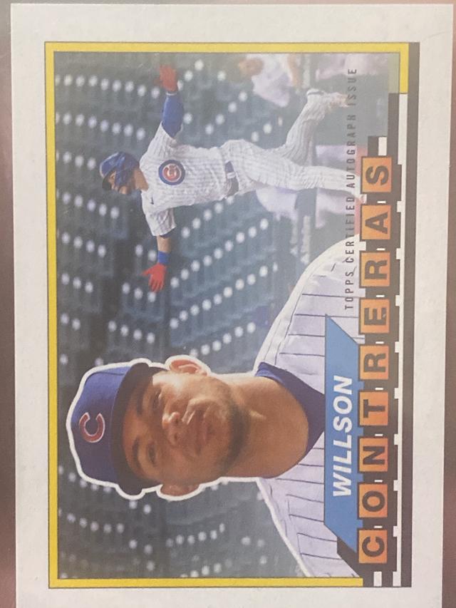 2021 Topps Archives Willson Contreras 1989 Topps Big Minis Set #TBM-6