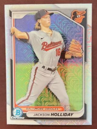 2024 Bowman Mega Box Jackson Holliday CHROME PROSPECTS #BCP-47