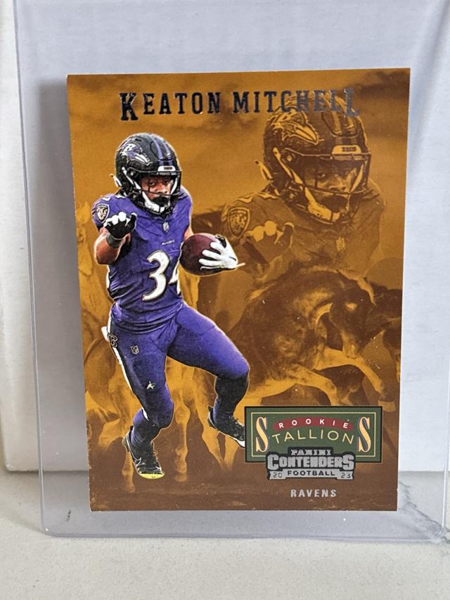 2023 Panini Contenders Keaton Mitchell Rookie Stallions  #11