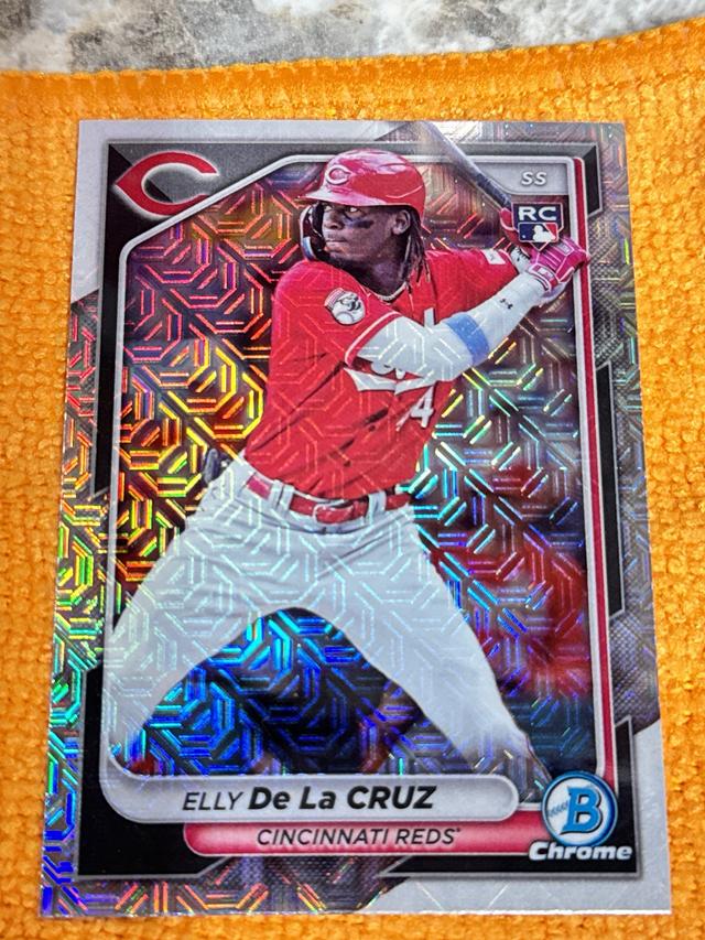 2024 Bowman Mega Box Elly De La Cruz BASE CHROME CARDS #22