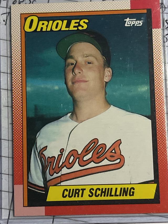 1990 Topps Curt Schilling Base Set #97