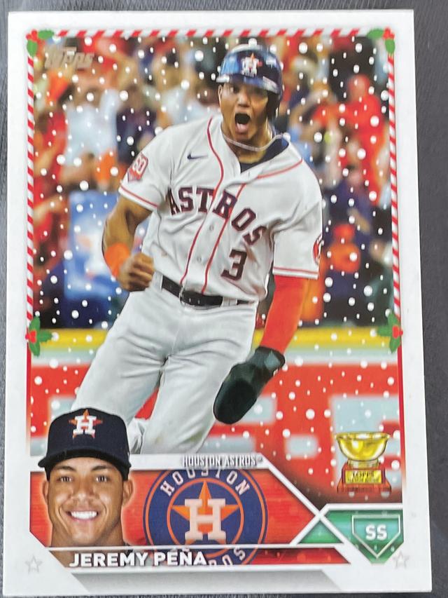 2023 Topps Holiday Jeremy Peña BASE CARDS #H192