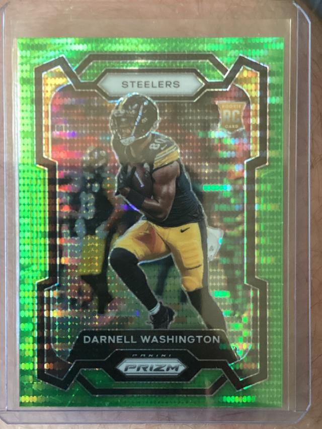 2023 Panini Prizm Football Darnell Washington Base Rookies Set #384