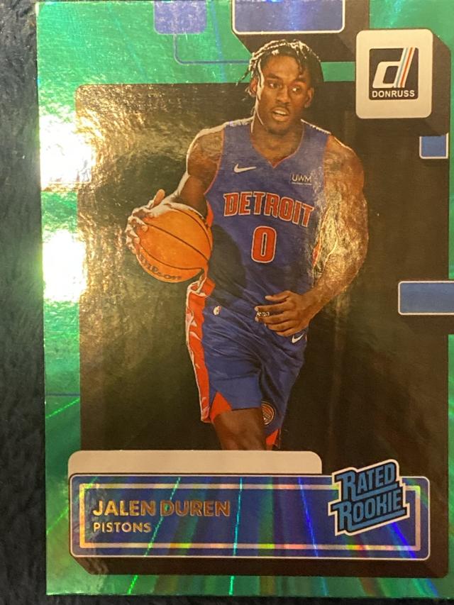 2022-23 Donruss Jalen Duren Base Rated Rookie Set Green #213