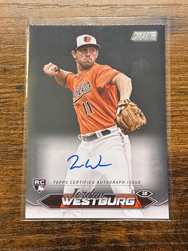 2024 Topps Stadium Club Jordan Westburg Base Auto RC #SCBA-JW