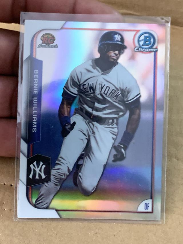 2015 Bowman Bernie Williams Rookie Recollections Set #RRI-BW