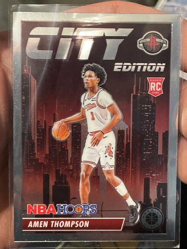 2023-24 Panini Hoops Premium Stock Amen Thompson City Edition #14