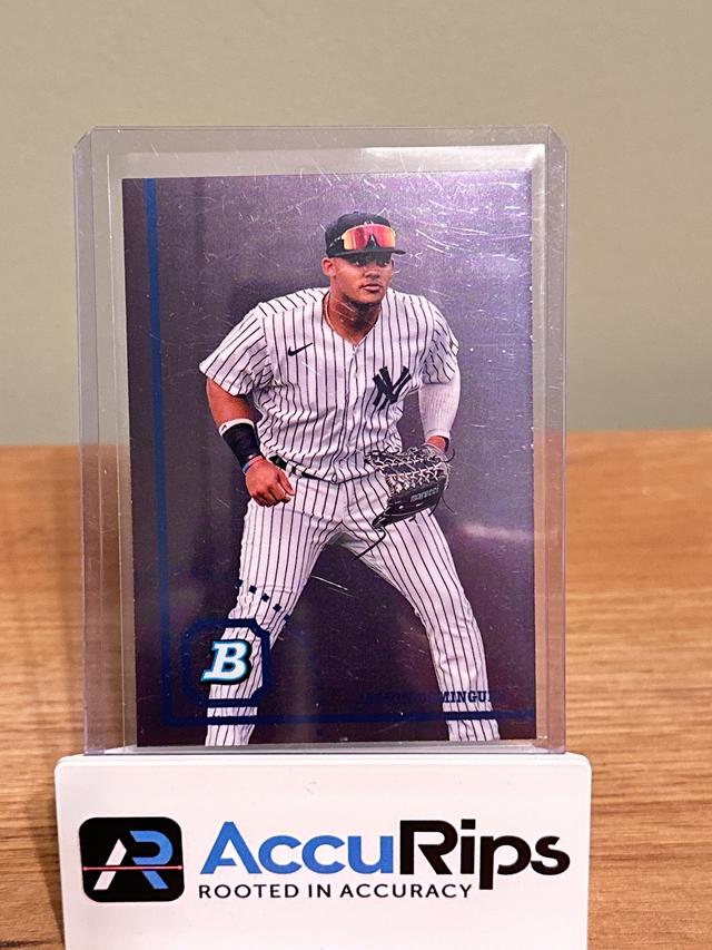 2022 Bowman Heritage Jasson Dominguez Chrome Prospects Checklist #BHPC-2