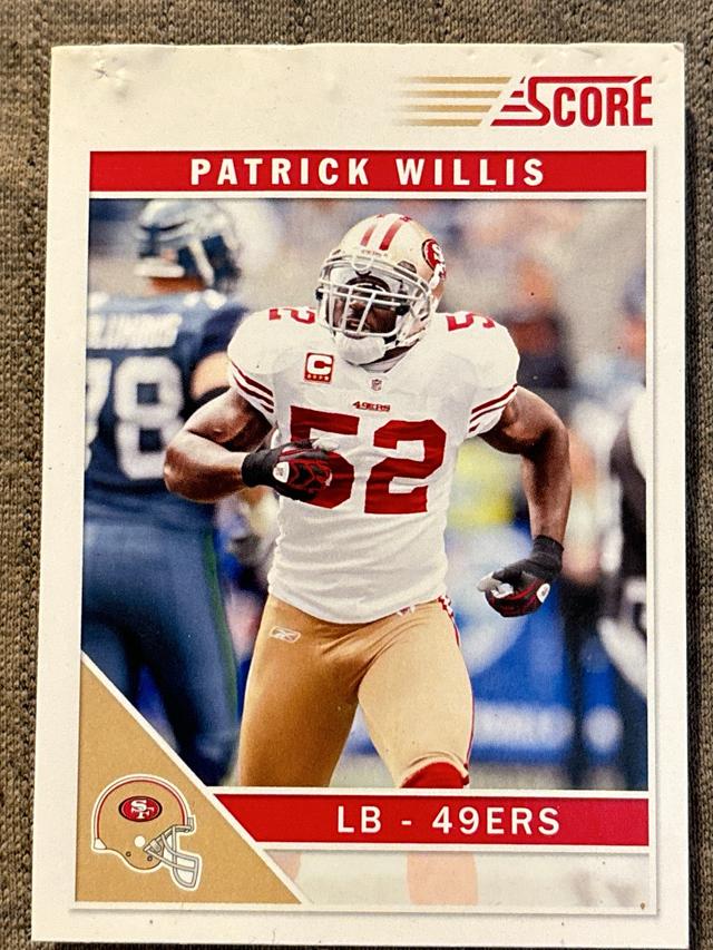 2011 Score Football Patrick Willis ﻿Base #251