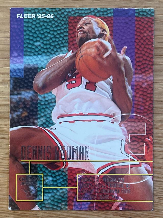 1995-96 Fleer Basketball Dennis Rodman ﻿Base #213