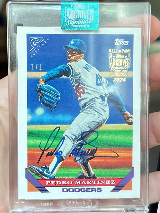 2024 Topps Archives Signature Pedro Martinez Base Set /1 #557