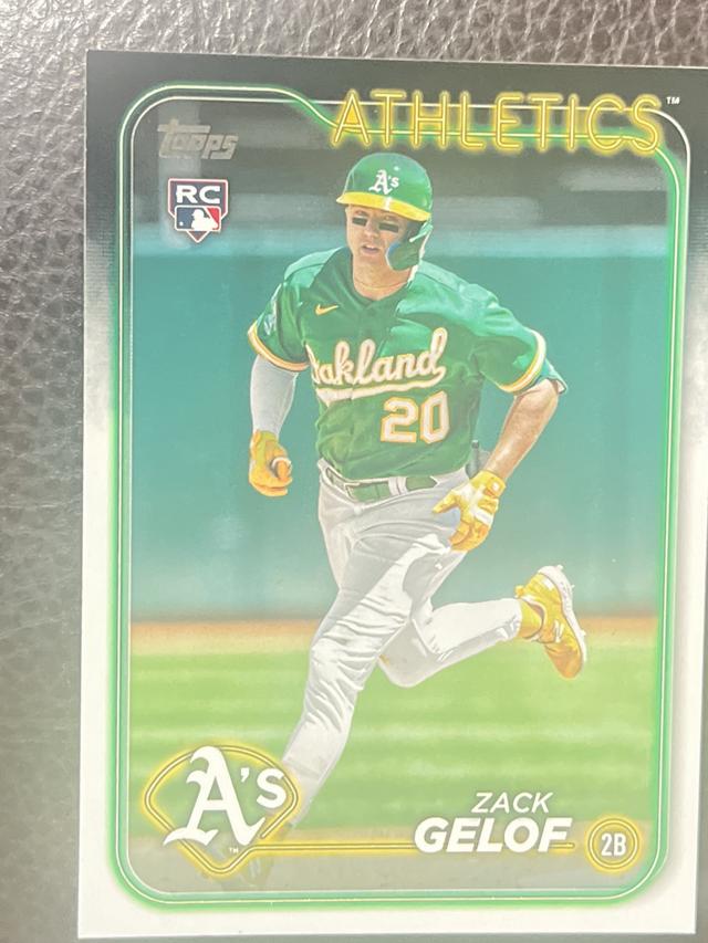 2024 Topps Series 1 Zack Gelof BASE CARD SET #166