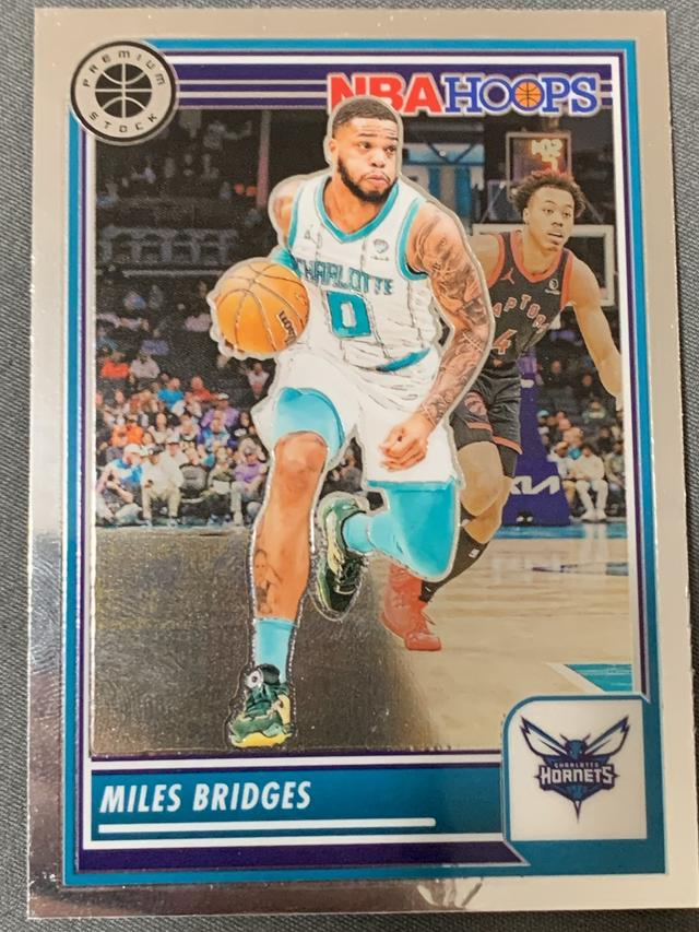 2023-24 Panini Hoops Premium Stock Miles Bridges ﻿Base Set #229