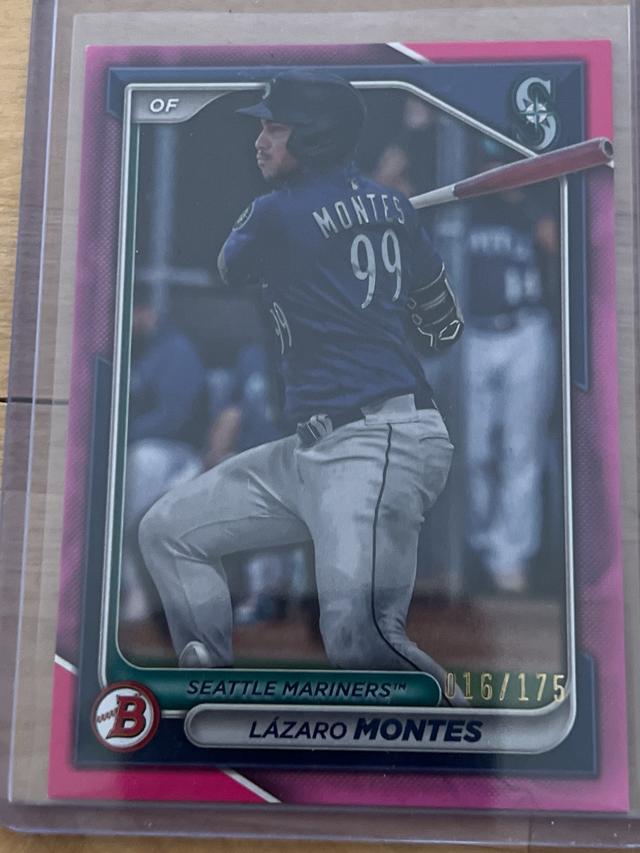 2024 Bowman Lázaro Montes PAPER PROSPECTS II Pink /175 #BP-110