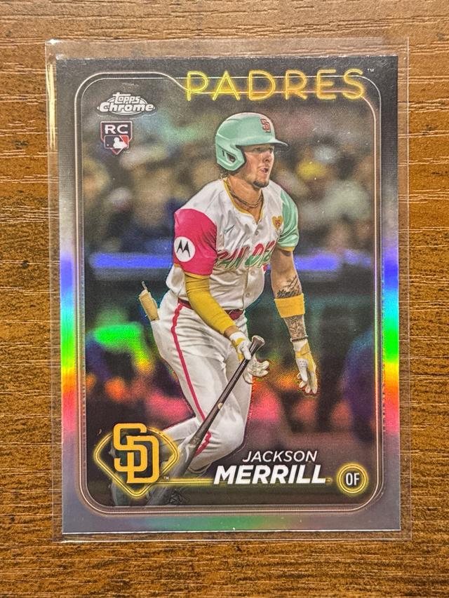 2024 Topps Chrome Update Jackson Merrill ﻿RC Refractor #USC153